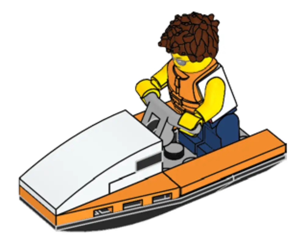 レゴ 952008-1 Jet-ski シティ