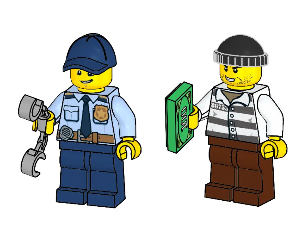 レゴ 952016-1 Policeman and Robber ポリス