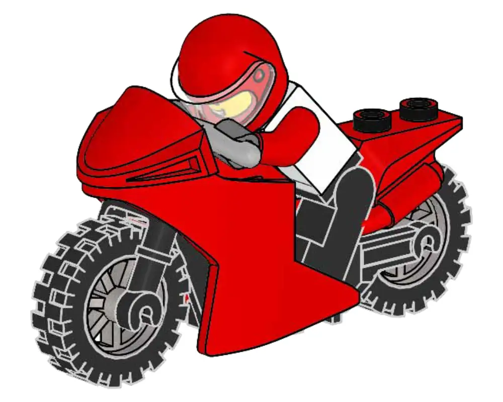 レゴ 952203-1 Sam Speedster’s Motorcycle シティ