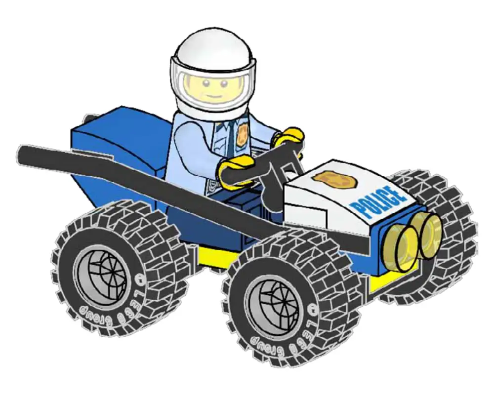 レゴ 952302-1 Police Buggy ポリス