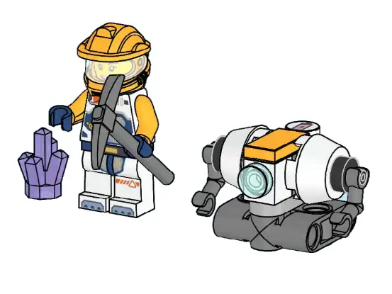 レゴ 952405-1 Astronaut & Robot シティ