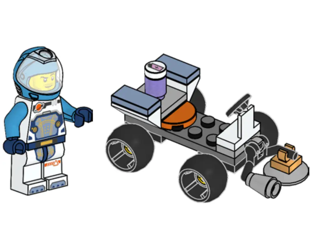 レゴ 952407-1 Astronaut with Quad シティ