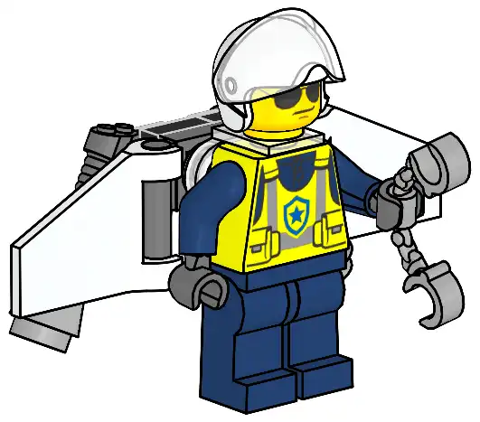 レゴ 952507-1 Policeman with Jetpack ポリス
