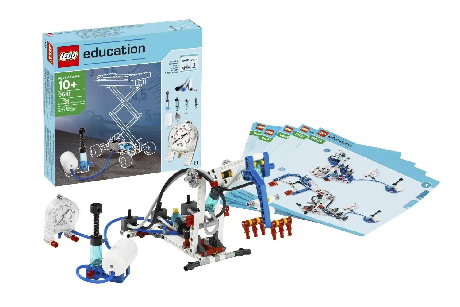 9641 Pneumatics Add-on Set for Machines & Mechanisms 9641 Pneumatics Add-on Set for Machines & Mechanisms - 補足品 (2008年}