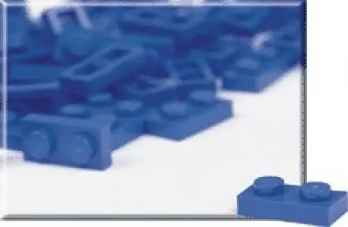 レゴ 970009-1 2 x 2 Blue Plates (Pack of 100) サービスパック