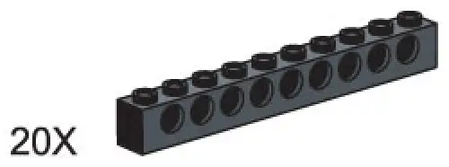 レゴ 970636-1 2 x 10 Beams テクニック