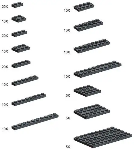 レゴ 970683-1 Black Plates - Large Package サービスパック