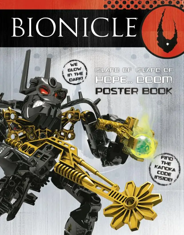 レゴ 9780007231874-1 BIONICLE: Island of Hope... Island of Doom: Poster Book アクティビティブック