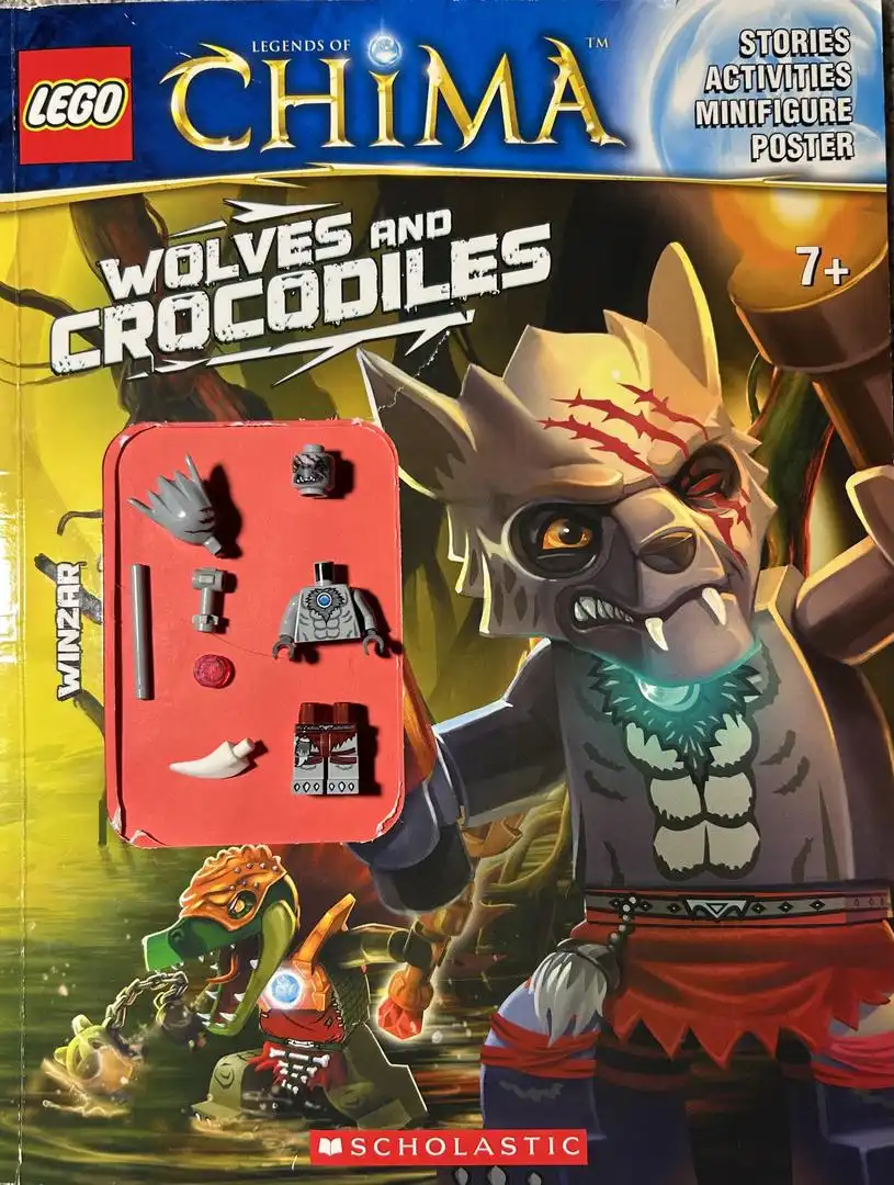 レゴ 9780545570039-1 Legends of Chima: Wolves and Crocodiles アクティビティブック(付録つき)