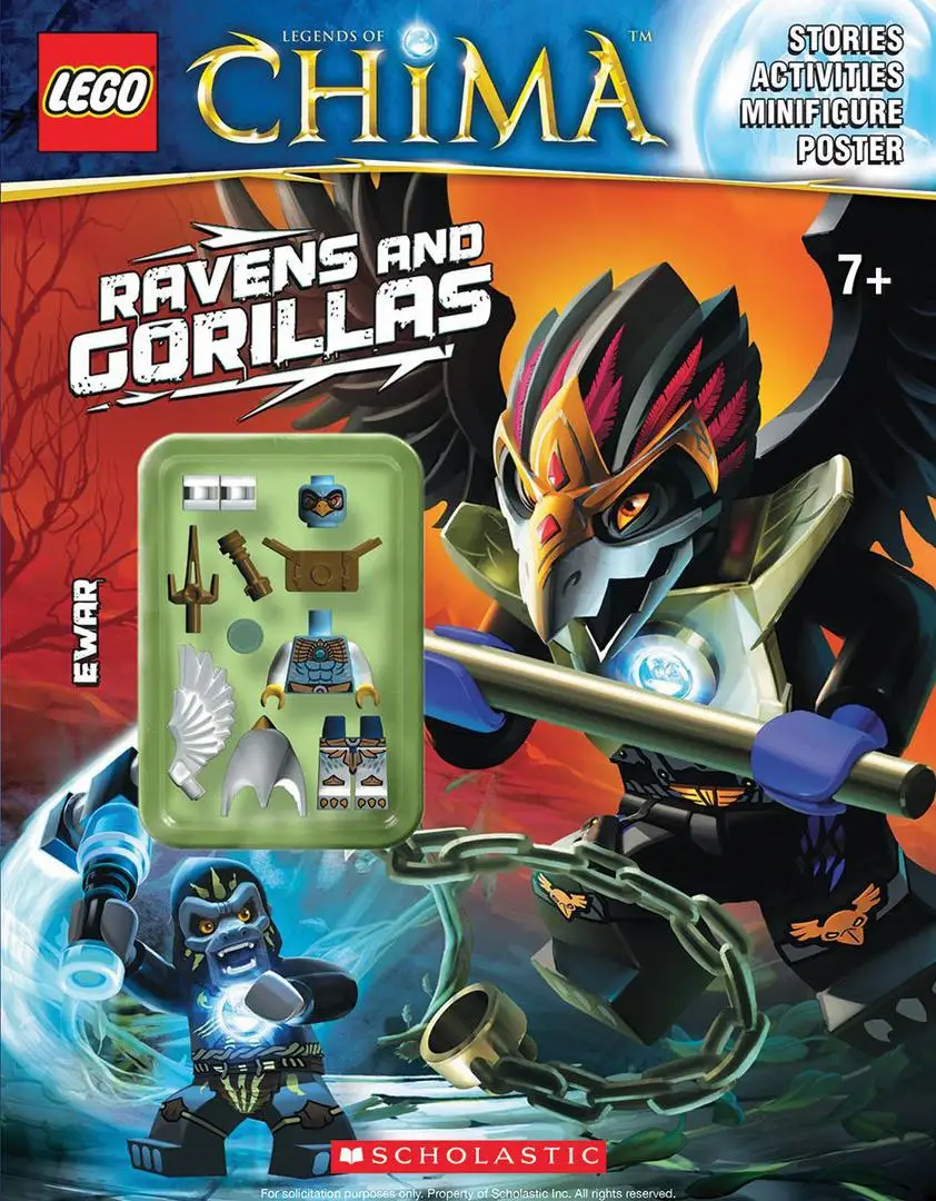 レゴ 9780723291084-1 Legend of Chima: Ravens and Gorillas アクティビティブック(付録つき)