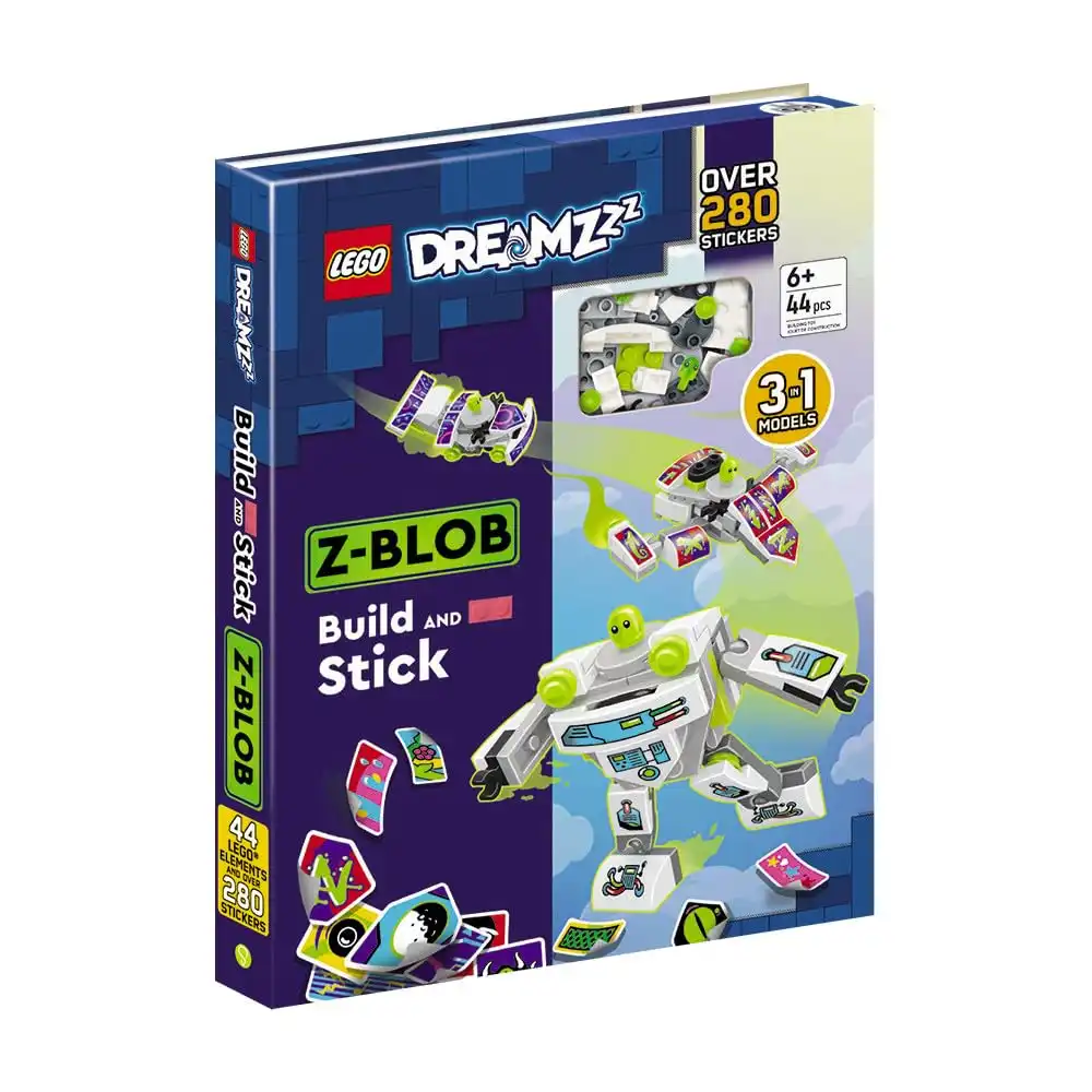 レゴ 9781464235344-1 Dreamzzz: Build and Stick: Z-Blob アイデアブック