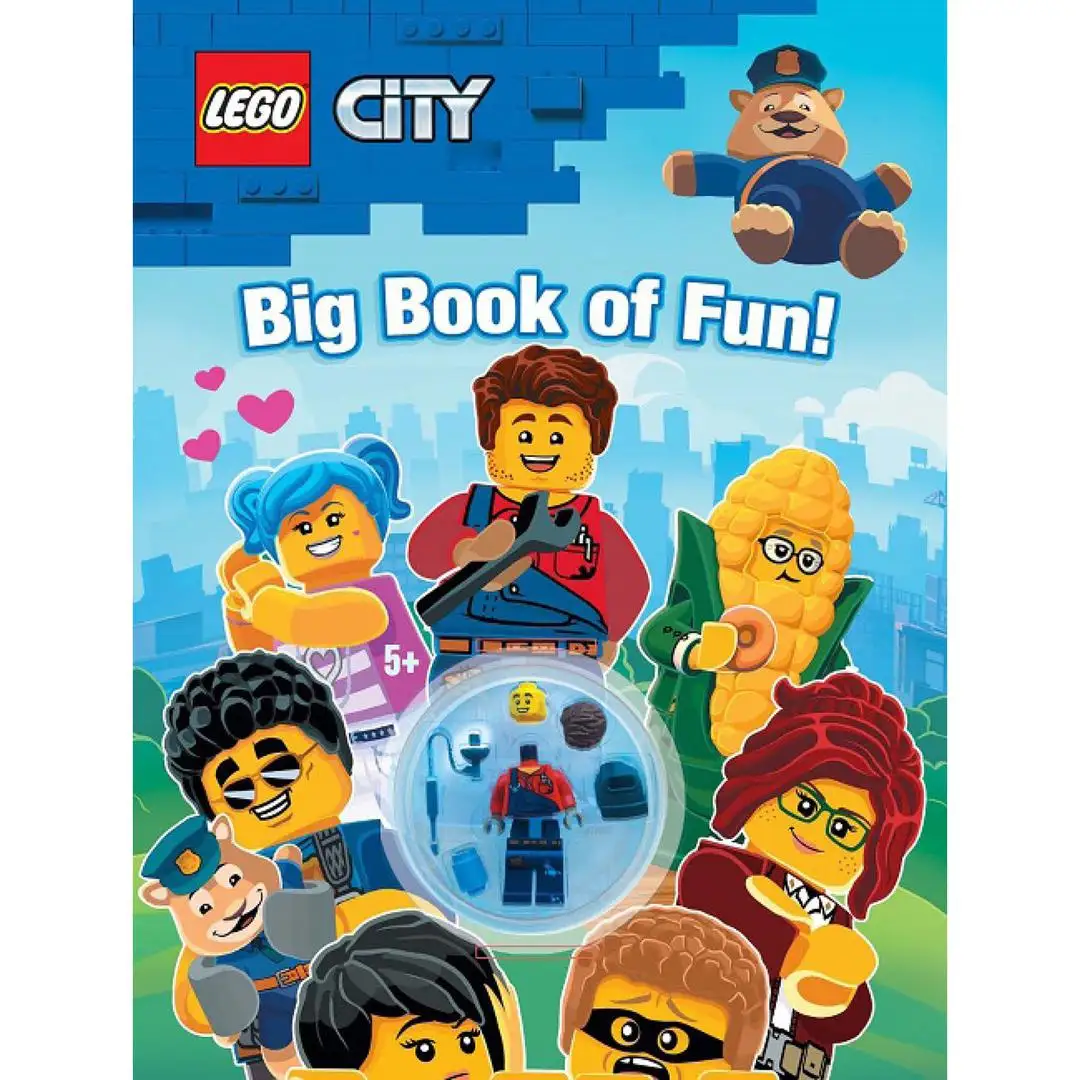 レゴ 9781760508395-1 City: Big Book of Fun アクティビティブック(付録つき)