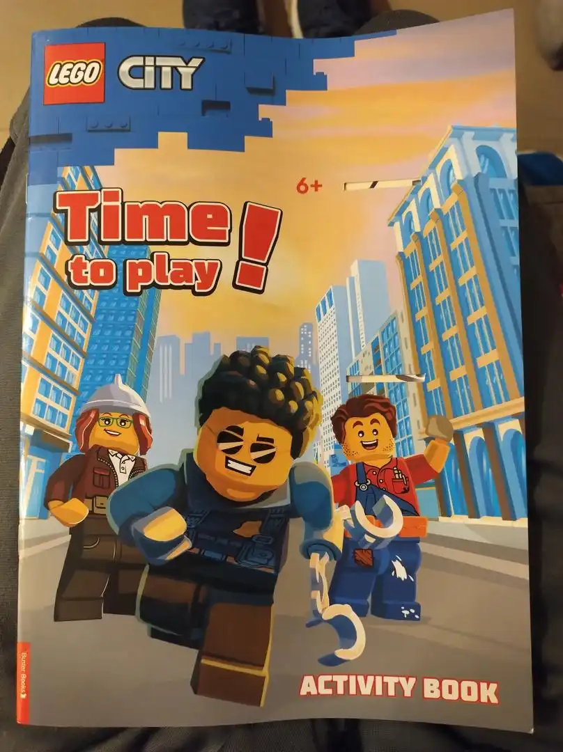 レゴ 9781780558646-1 City: Time to play! アクティビティブック(付録つき)