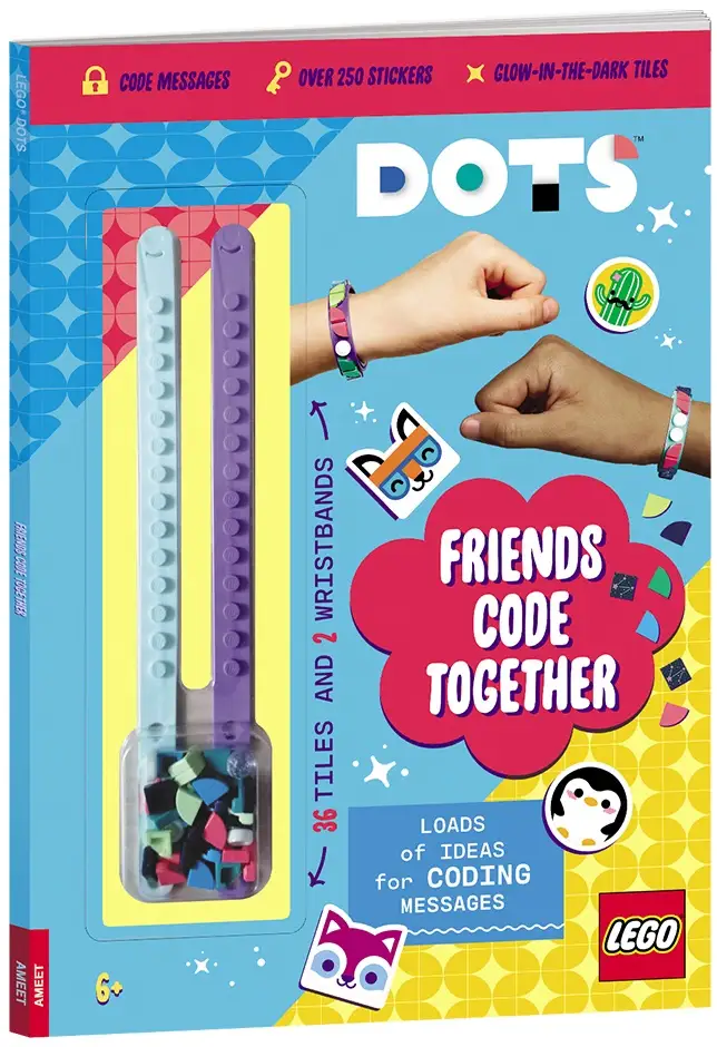 レゴ 9781780559452-1 DOTS: Friends Code Together アクティビティブック(付録つき)
