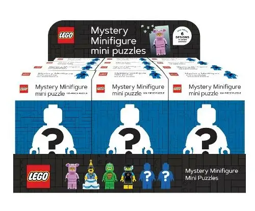 レゴ 9781797218823-1 Mystery Minifigure Mini Puzzle (Blue Edition) - 12 Pack カード・パズル
