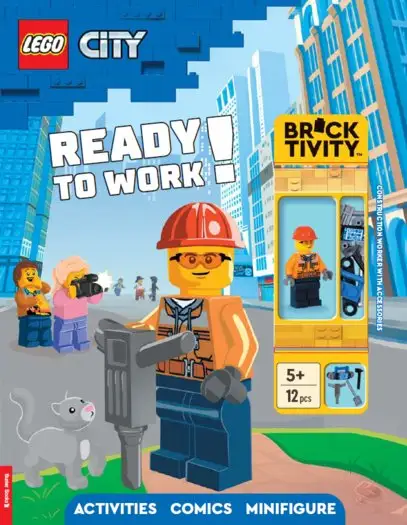 レゴ 9781837250431-1 City: Ready to Work! アクティビティブック(付録つき)
