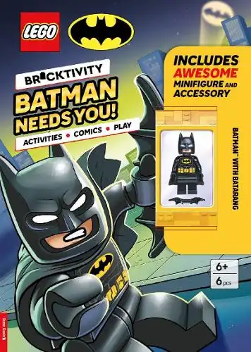 レゴ 9781837251797-1 DC Comics Super Heroes: Batman Needs You アクティビティブック(付録つき)