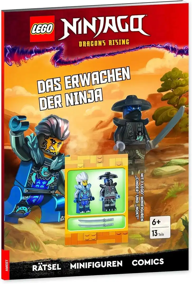 レゴ 9783960808930-1 Ninjago: Dragons Rising: Das Erwachen der Ninja アクティビティブック(付録つき)