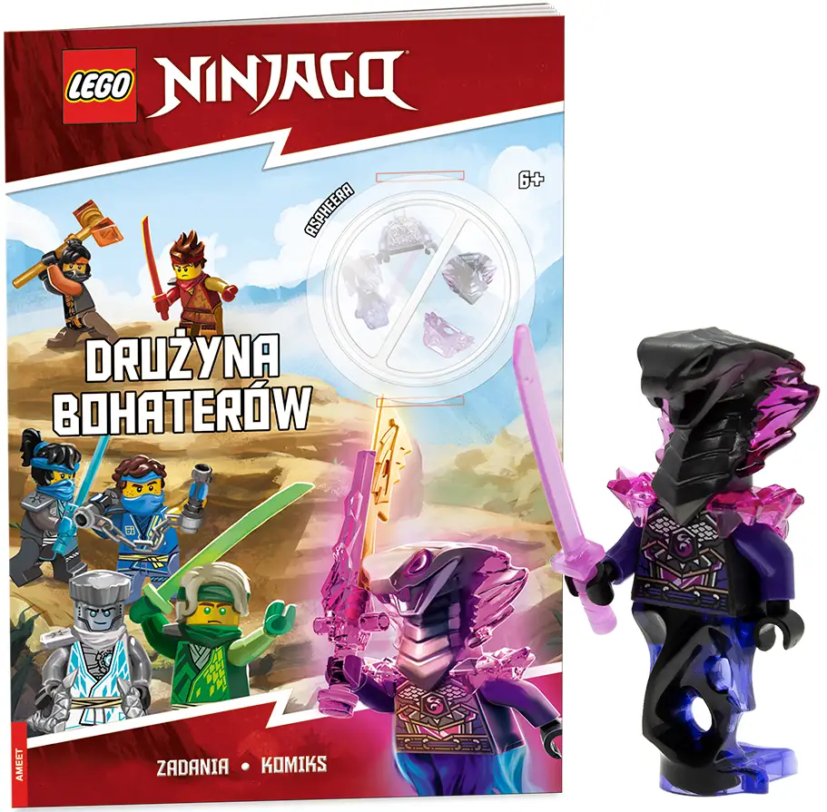 レゴ 9788325342159-1 Ninjago: Drużyna Bohaterów アクティビティブック(付録つき)