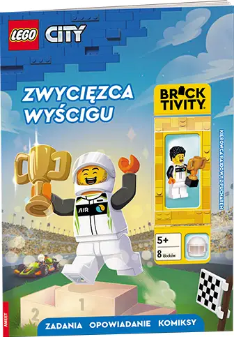 レゴ 9788325345167-1 City: Zwycięzca Wyścigu アクティビティブック(付録つき)