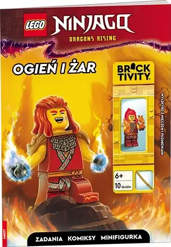 レゴ 9788325347215-1 Ninjago: Ogień i Żar アクティビティブック(付録つき)