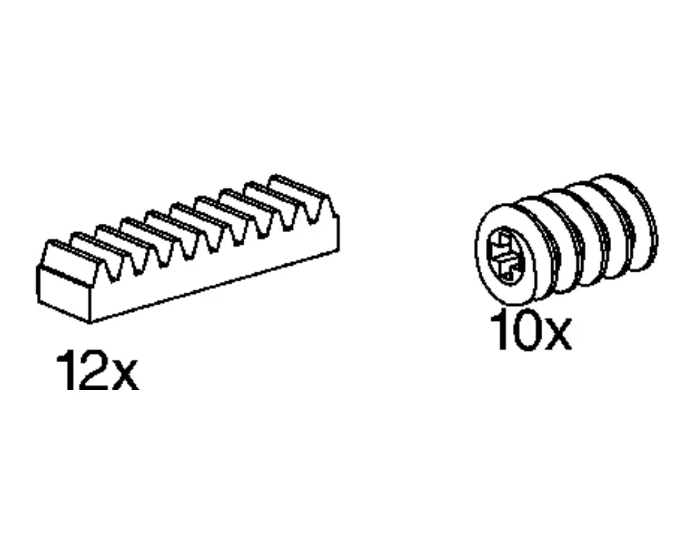 レゴ 9854-1 Worm Gear Pack テクニック