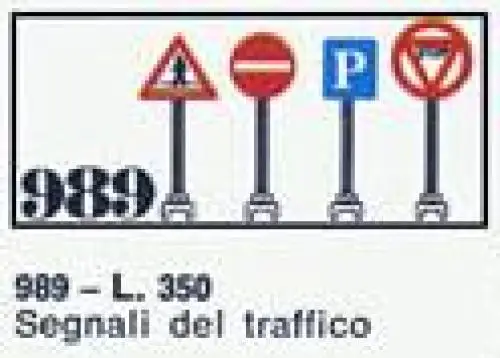 レゴ 989-1 11 Traffic Signs 補足品