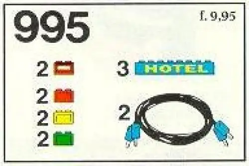 レゴ 995-1 Lighting Bricks with Color Filters 補足品