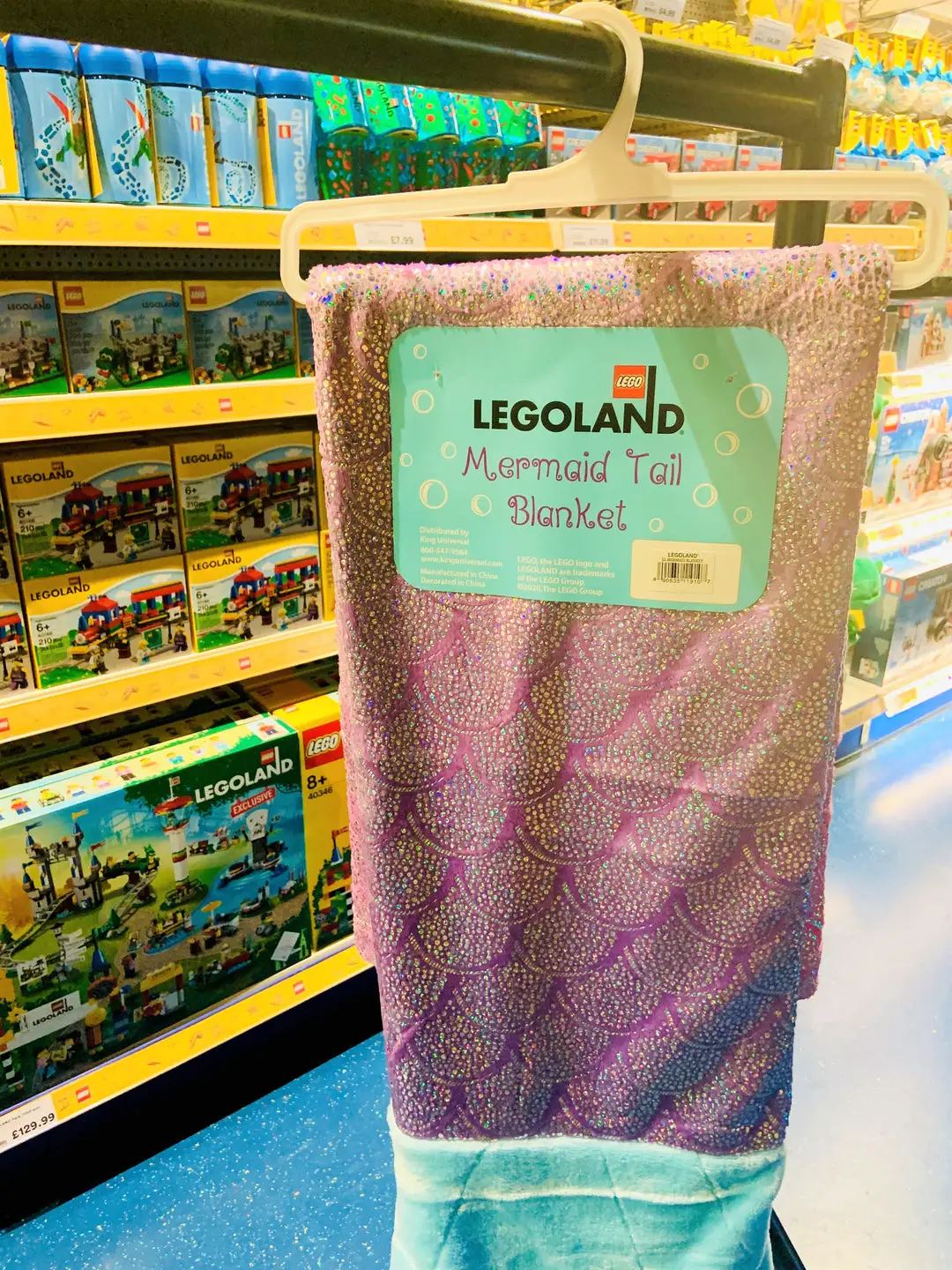 レゴ BLANKET-2 LEGOLAND Mermaid Tail Fleece Blanket キッチン・寝具