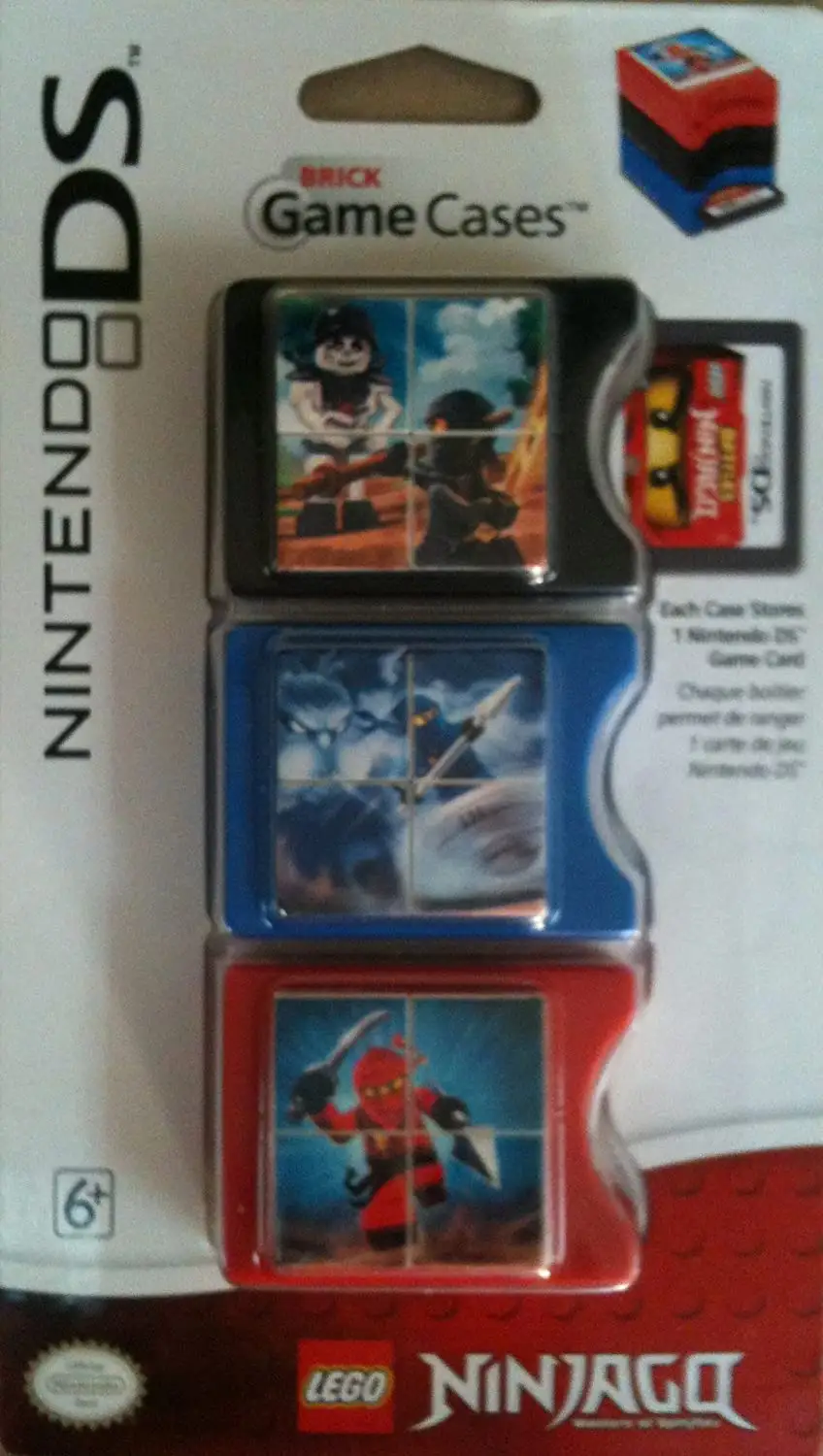 レゴ DSCASE-3 Brick Game Cases for Nintendo DS - Ninjago ビデオゲーム