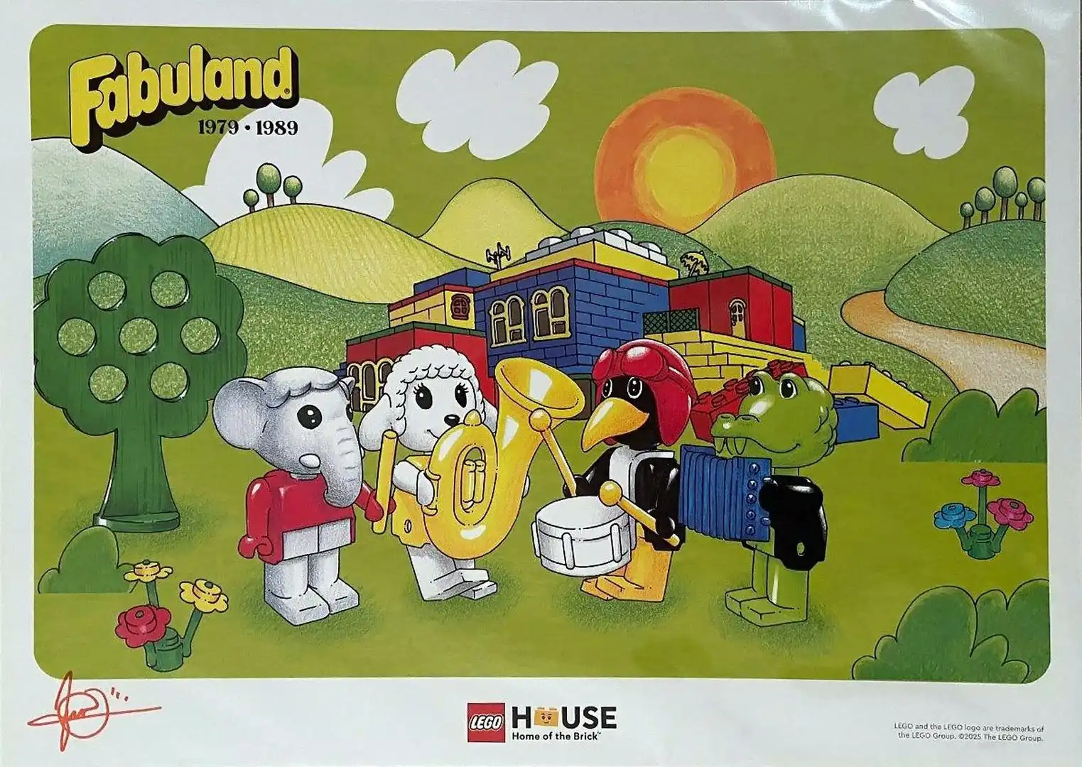 レゴ FABULANDART-1 LEGO ファブュランドTribute Art Print ポスター