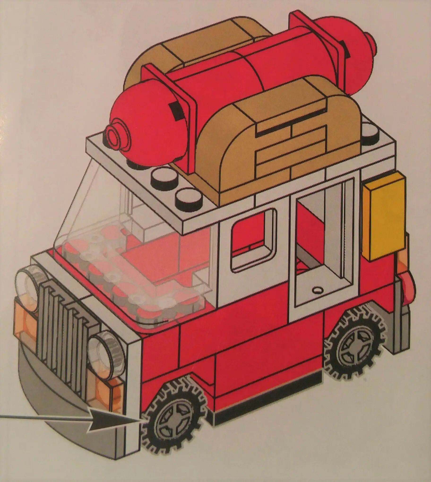 レゴ HOTDOGTRUCK-1 Hot Dog Truck シティ