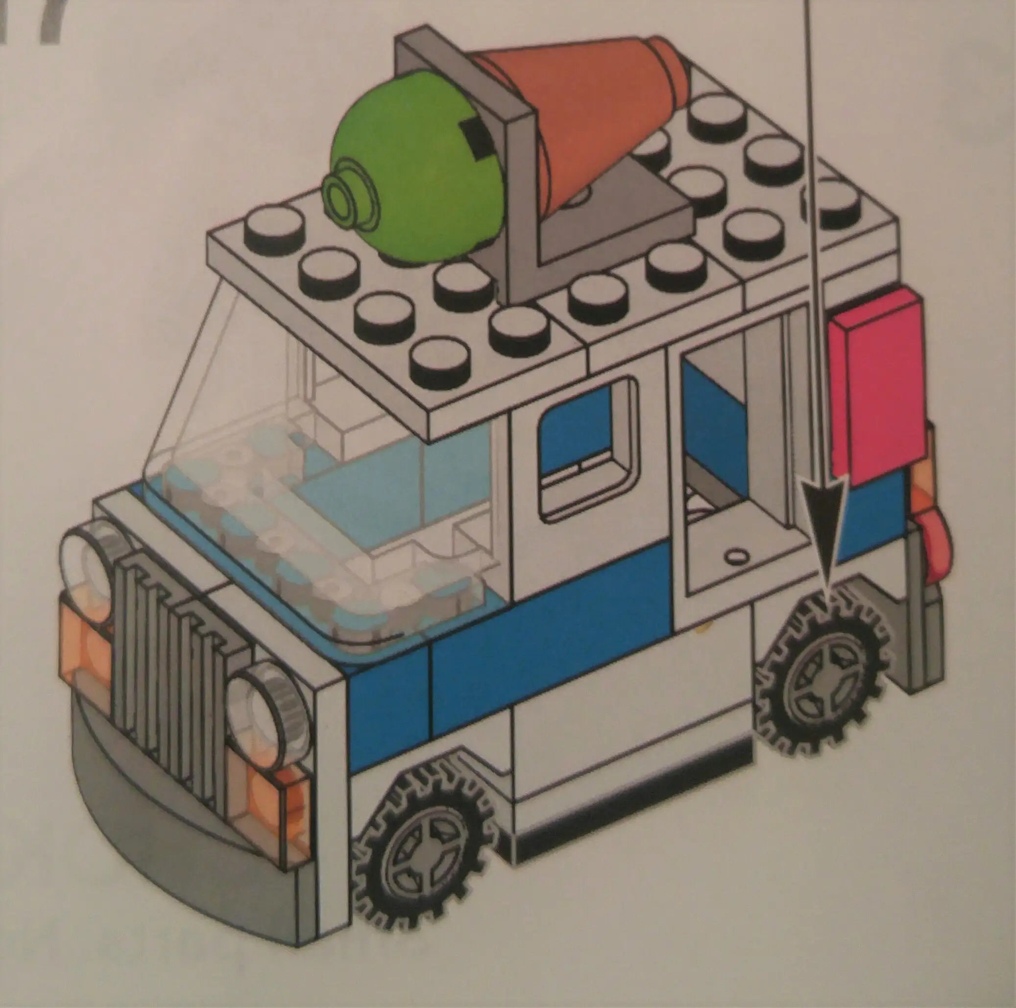 レゴ ICECREAMTRUCK-1 Ice Cream Truck フレンズ