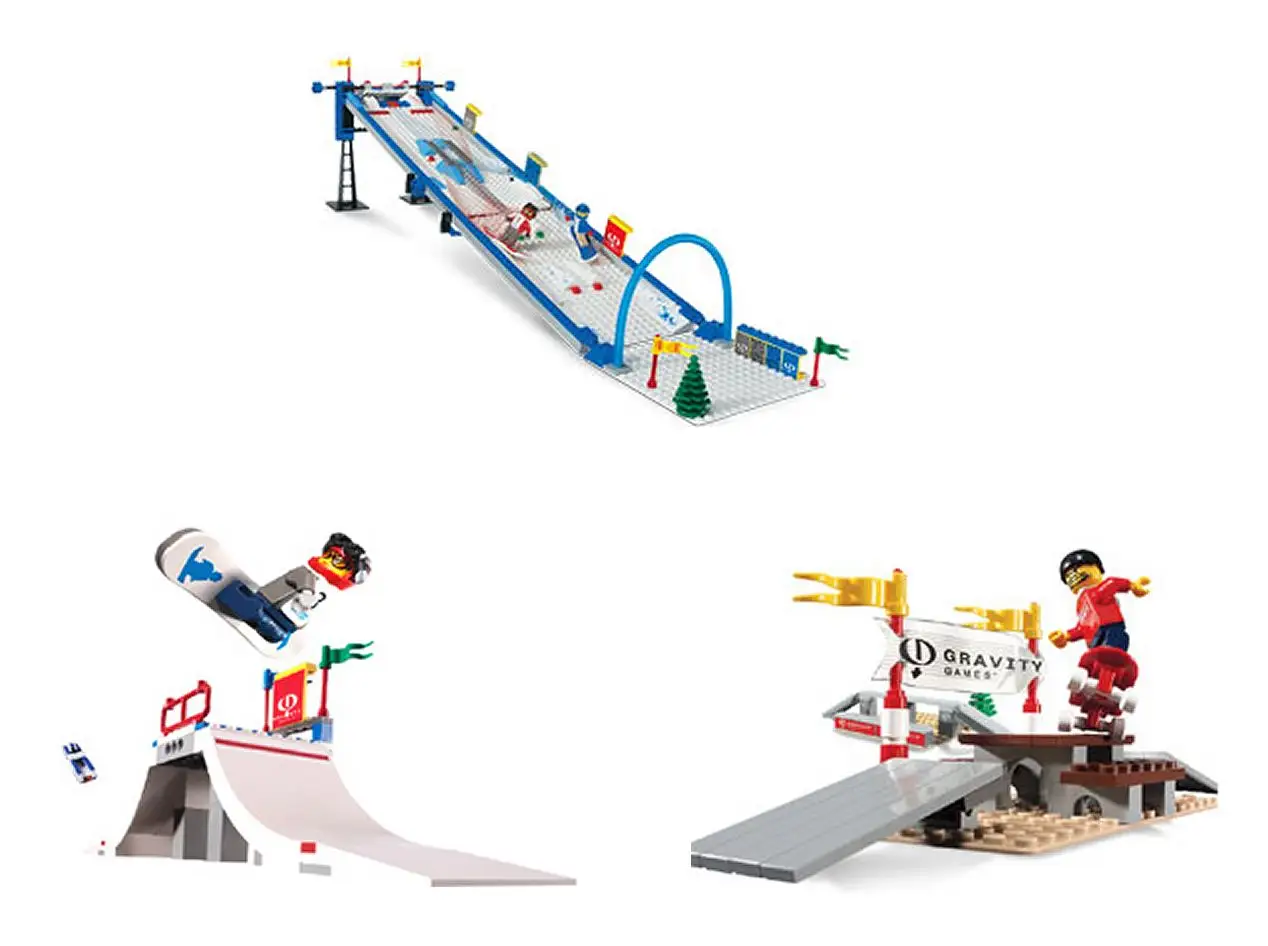 レゴ K3538-1 Snowboard Cross Race Kit グラビティゲーム