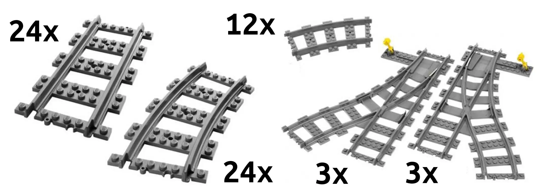 レゴ K7896-1 Deluxe Track for RC Trains トレイン