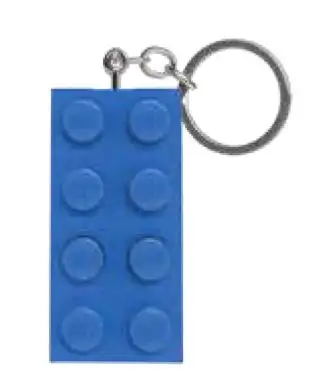 レゴ LGLKE234B-1 2 x 4 Brick Key Light V2 (Blue) キーチェーン