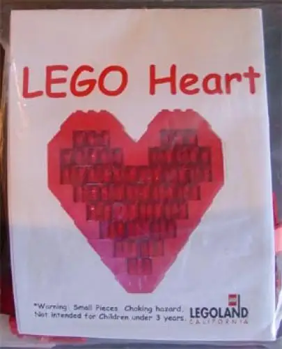 レゴ LLCA08-1 LEGO Heart (Legoland California) レゴランド限定