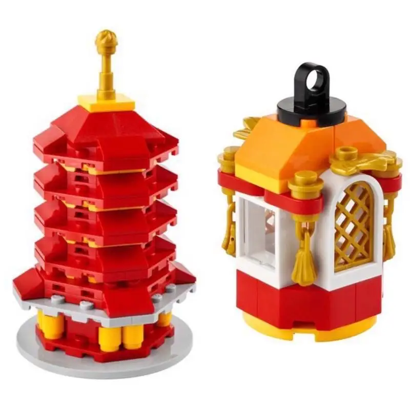 レゴ LNYPAGODA-1 LNY Pagoda and LNY Lantern アジアンフェスティバル