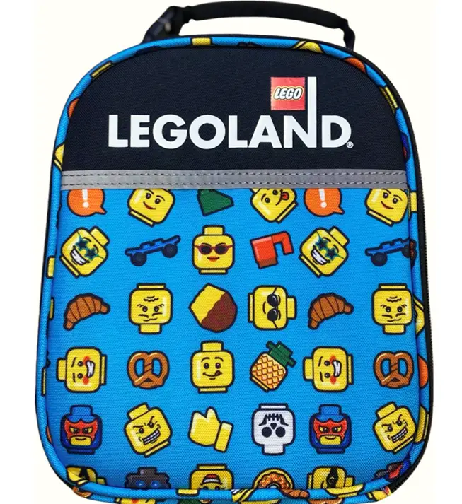 レゴ LUNCHBAG-1 Minifigure Emoji Lunch Bag (Blue) キッチン・寝具