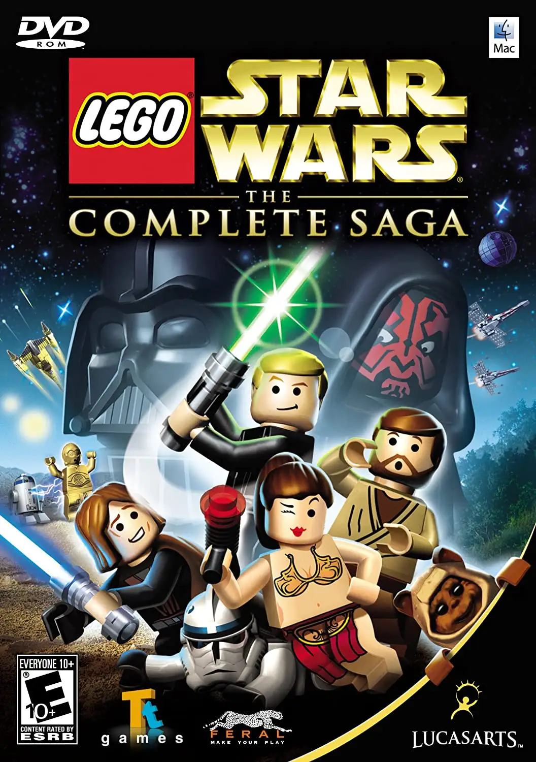 レゴ MACGAME-4 Star Wars: The Complete Saga - MAC DVD-ROM ビデオゲーム