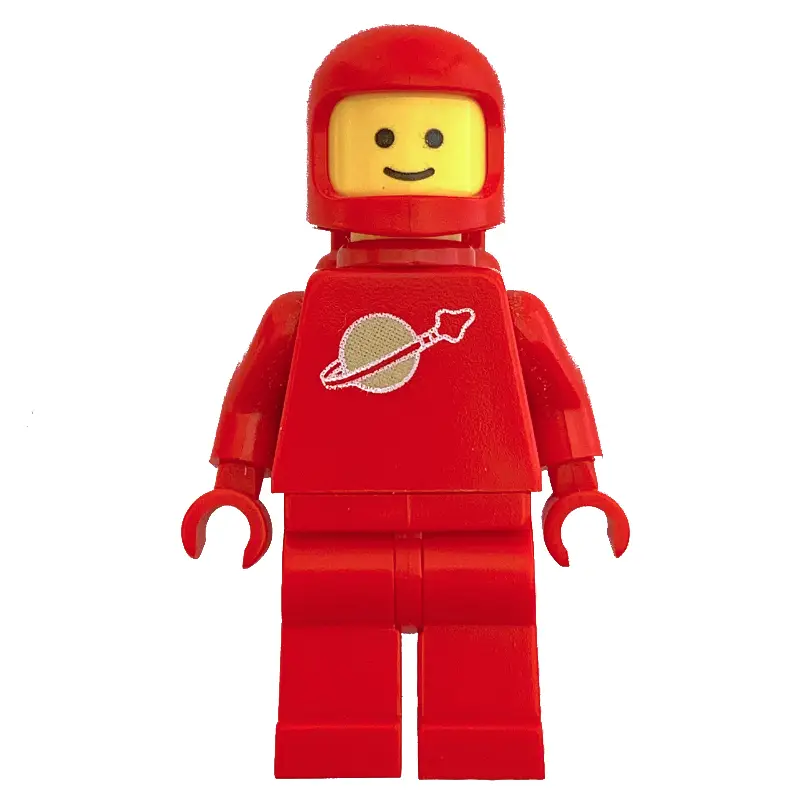 Classic Spaceman, Red with Airtanks (3842a Helmet)