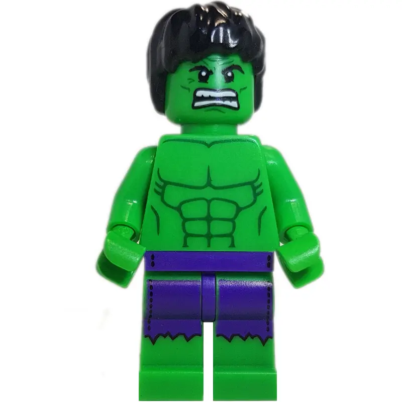 Hulk, Dark Purple Pants, Printed