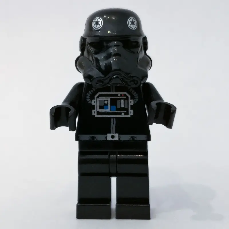 TIE Pilot, Plain Legs, Plain Black Head (30408 Helmet)
