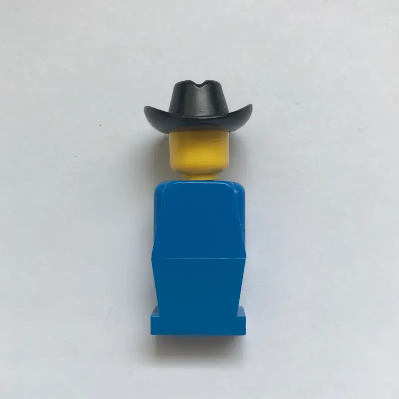 LEGOLAND Blue Torso, Blue Legs, Blue Cowboy Hat