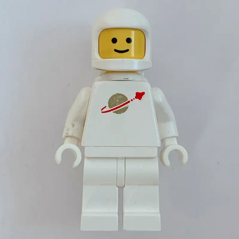 Classic Spaceman, White with Airtanks (3842b Helmet)