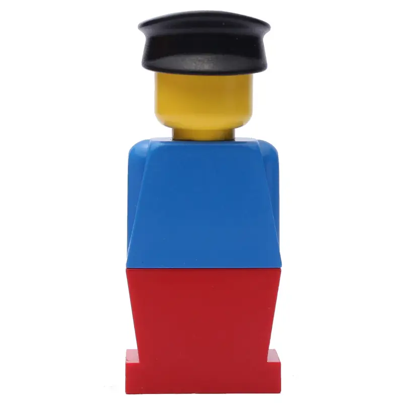 LEGOLAND Blue Torso, Red Legs, Black Hat