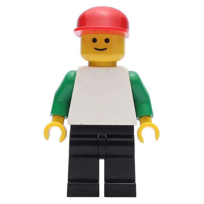 White Torso, Black Legs, Red Hat