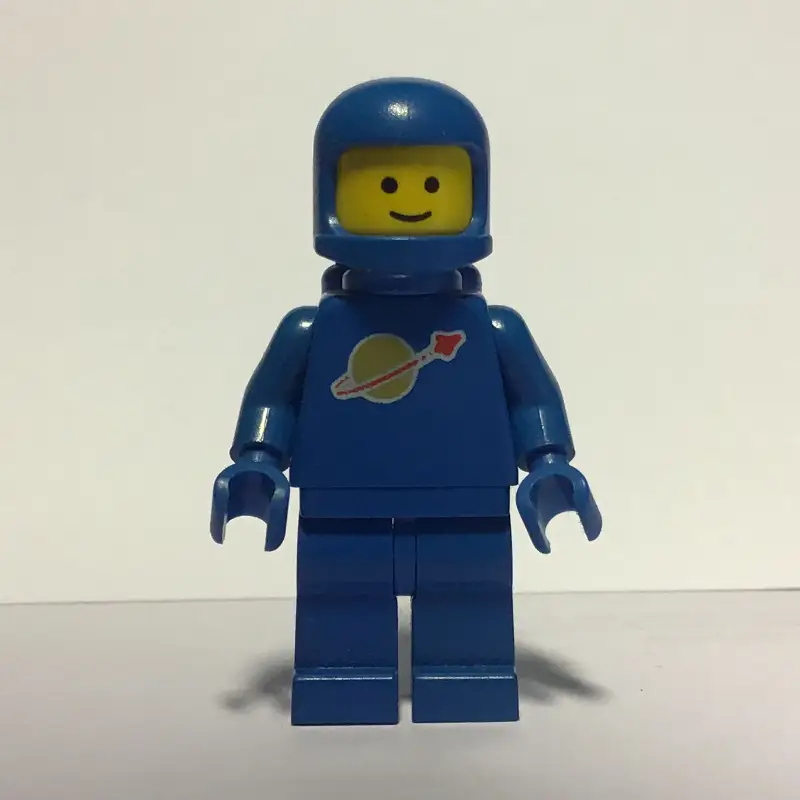 Classic Spaceman, Blue with Airtanks (3842b Helmet)