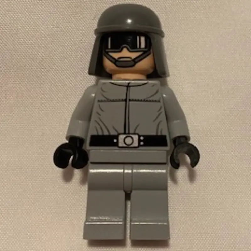 Imperial AT-ST Driver, Plain Helmet, Printed Visor