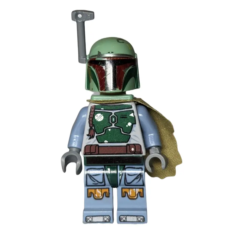Boba Fett, Helmet, Jetpack Neckwear, Olive Green Pauldron, Dark Green Hips